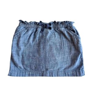 Old Navy Girls Blue Denim Skort Cotton Size 5T
